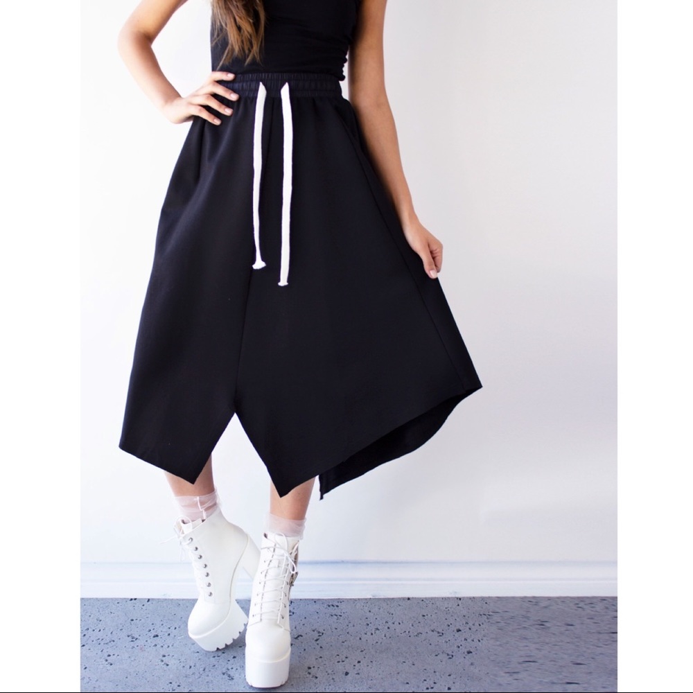 Asymmetrical Midi Skirt